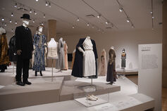 A gallery featuring costumes from Glen Close's movies.